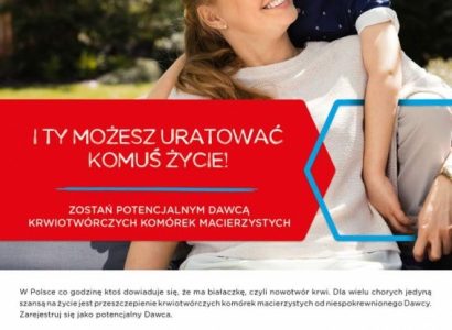 Zostań dawcą szpiku. Najbliższa okazja już w sobotę w Agorze Bytom