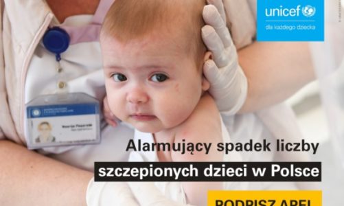 UNICEF alarmuje: W Polsce drastycznie maleje liczba szczepionych dzieci